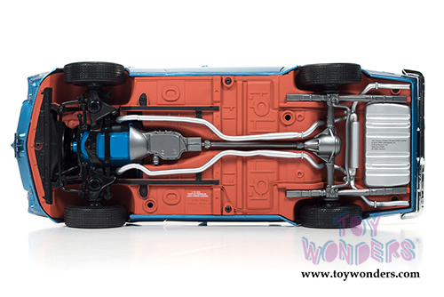 Auto World - Pontiac Firebird Trans Am Hard Top (1972, 1/18 scale diecast model car, Adriatic Blue) AMM1076