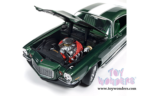 Auto World American Muscle - Baldwin Motion&reg; Camaro&reg; Hard Top (1970, 1/18 scale diecast model car, Green) AMM1079