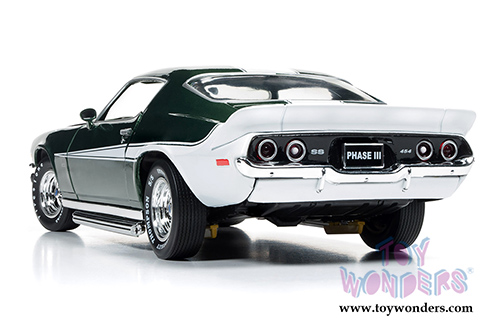 Auto World American Muscle - Baldwin Motion&reg; Camaro&reg; Hard Top (1970, 1/18 scale diecast model car, Green) AMM1079