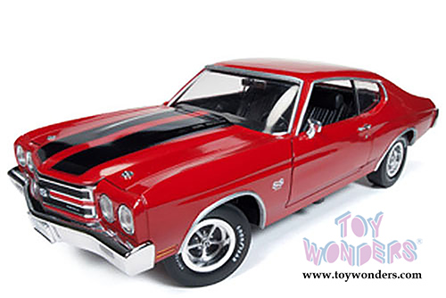 Auto World American Muscle - Chevy Chevelle SS 396 Hard Top (1970, 1/18 scale diecast model car, Red) AMM1082