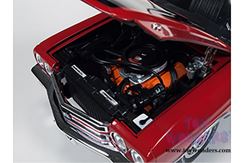 Auto World American Muscle - Chevy Chevelle SS 396 Hard Top (1970, 1/18 scale diecast model car, Red) AMM1082