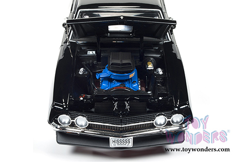 Auto World American Muscle - Ford Torino Cobra Hard Top (1970, 1/18 scale diecast model car, Gloss Black) AMM1085