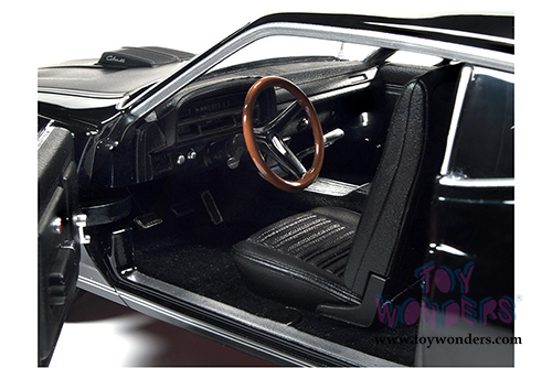 Auto World American Muscle - Ford Torino Cobra Hard Top (1970, 1/18 scale diecast model car, Gloss Black) AMM1085