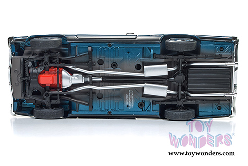 Auto World - American Muscle | Plymouth GTX Convertible 50th Anniversary (1969, 1/18 scale diecast model car, Nantucket Blue) AMM1102