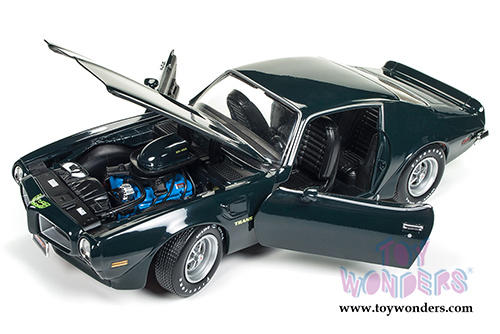 Auto World - Pontiac&reg; Firebird&reg; Trans Am Hardtop (1973, 1/18 scale diecast model car, Brewster Green) AMM1109
