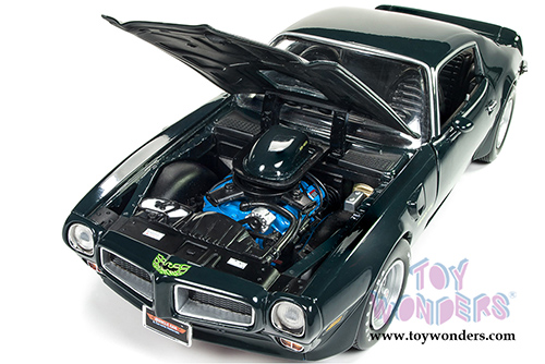 Auto World - Pontiac&reg; Firebird&reg; Trans Am Hardtop (1973, 1/18 scale diecast model car, Brewster Green) AMM1109