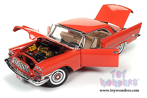 Auto World - American Muscle | Chrysler 300C 60th Anniversary (1957, 1/18 scale diecast model car, Gauguin Red) AMM1110