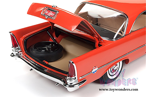 Auto World - American Muscle | Chrysler 300C 60th Anniversary (1957, 1/18 scale diecast model car, Gauguin Red) AMM1110