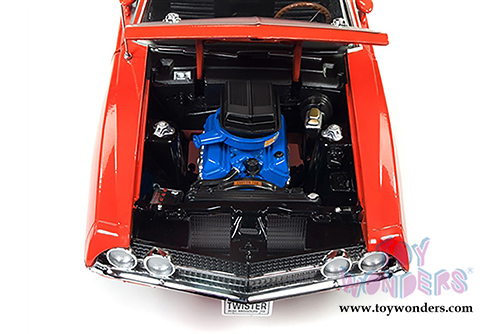 Auto World American Muscle - Ford Torino Cobra Twister Hardtop (1970, 1/18 scale diecast model car, Calypso Coral) AMM1112
