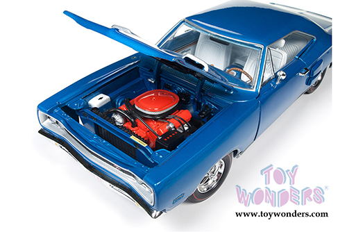 Auto World - Dodge Coronet R/T 50th Anniversary Hardtop (1969, 1/18 scale diecast model car, B5 Blue) AMM1116