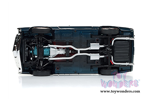 Auto World American Muscle -  AMC AMX Class of 1968 with a 1/64 scale replica by Johnny Lightning (1968, 1/18,1/64 scale diecast model car, Blazer Blue) AMM1124