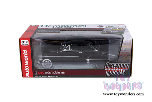Auto World American Muscle - Hemmings Muscle Machines Oldsmobile&reg; 88 Hard Top (1950, 1/18 scale diecast model car, Maroon) AMM1127