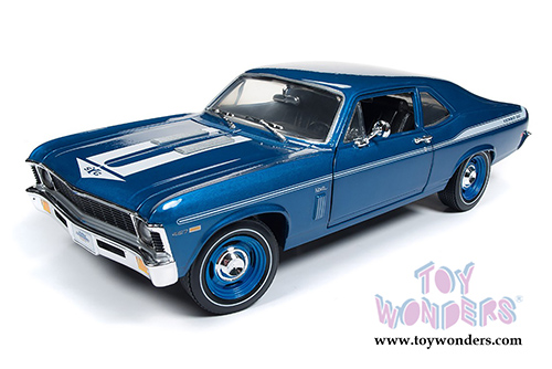 Auto World - American Muscle | Yenko&reg; Chevy&reg; Nova&trade; Hardtop (1969, 1/18 scale diecast model car, Blue) AMM1135