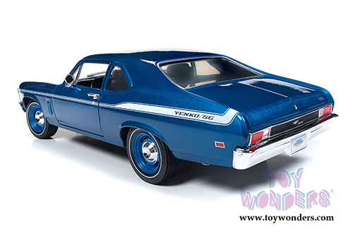 Auto World - American Muscle | Yenko&reg; Chevy&reg; Nova&trade; Hardtop (1969, 1/18 scale diecast model car, Blue) AMM1135