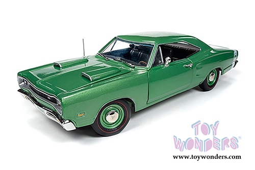 Auto World American Muscle - Hemmings Muscle Machines Dodge Coronet Super Bee Hardtop (1969, 1/18 scale diecast model car, Green) AMM1136
