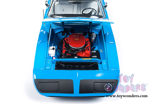 Auto World - American Muscle | Plymouth Superbird Hardtop Looney Tunes&trade; (1970, 1/18 scale diecast model car, Petty Blue) AMM1137
