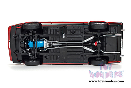 Auto World American Muscle - Hemmings Muscle Machines | Ford Mustang Mach 1 Hardtop (1971, 1/18 scale diecast model car, Bright Red) AMM1150