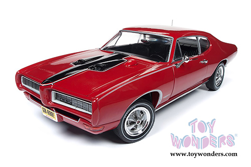 Auto World - American Muscle | Pontiac&reg; Royal Bobcat GTO&trade; Hardtop Class of '68 (1968, 1/18 scale diecast model car, Solar Red) AMM1153