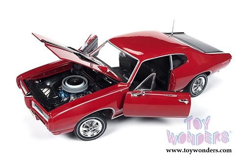 Auto World - American Muscle | Pontiac&reg; Royal Bobcat GTO&trade; Hardtop Class of '68 (1968, 1/18 scale diecast model car, Solar Red) AMM1153