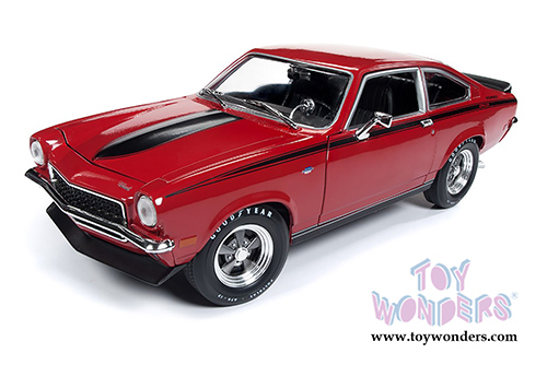 Auto World American Muscle - Chevy&reg; Vega&trade; Yenko&reg; Stinger Hardtop Muscle Car & Corvette Nationals (MCACN) (1972, 1/18 scale diecast model car, Red) AMM1156