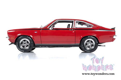 Auto World American Muscle - Chevy&reg; Vega&trade; Yenko&reg; Stinger Hardtop Muscle Car & Corvette Nationals (MCACN) (1972, 1/18 scale diecast model car, Red) AMM1156