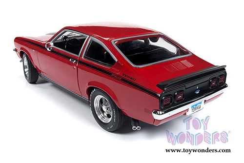 Auto World American Muscle - Chevy&reg; Vega&trade; Yenko&reg; Stinger Hardtop Muscle Car & Corvette Nationals (MCACN) (1972, 1/18 scale diecast model car, Red) AMM1156