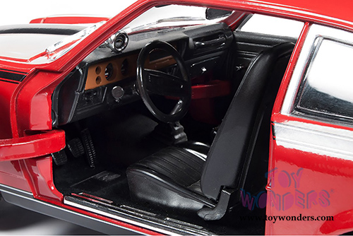 Auto World American Muscle - Chevy&reg; Vega&trade; Yenko&reg; Stinger Hardtop Muscle Car & Corvette Nationals (MCACN) (1972, 1/18 scale diecast model car, Red) AMM1156