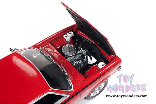 Auto World American Muscle - Chevy&reg; Vega&trade; Yenko&reg; Stinger Hardtop Muscle Car & Corvette Nationals (MCACN) (1972, 1/18 scale diecast model car, Red) AMM1156