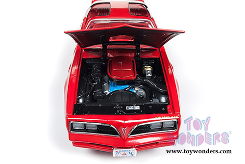 Auto World - Pontiac&reg; Firebird&reg; Trans Am Hardtop diecast model car, Buccaneer Red) AMM1160