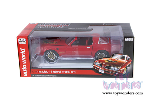 Auto World - Pontiac&reg; Firebird&reg; Trans Am Hardtop diecast model car, Buccaneer Red) AMM1160