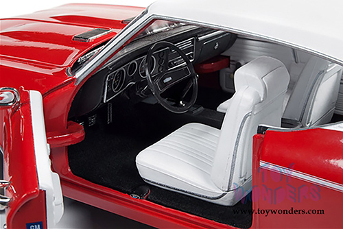 Auto World - American Muscle | Chevrolet&reg; Chevelle&trade; COPO 427 Hardtop Class of '69 50th Anniversary (1969, 1/18 scale diecast model car, Red) AMM1169