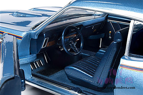 Auto World - American Muscle | Pontiac® GTO™ Muscle Car & Corvette Nationals (MCACN) 10th Anniversary (1969, 1/18 scale diecast model car, Warwick Blue) AMM1171