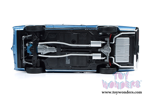 Auto World - American Muscle | Pontiac® GTO™ Muscle Car & Corvette Nationals (MCACN) 10th Anniversary (1969, 1/18 scale diecast model car, Warwick Blue) AMM1171