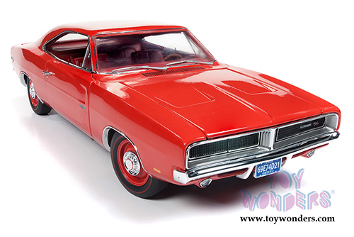 Auto World - American Muscle | Dodge Charger R/T Hardtop Class of '69 50th Anniversary (1969, 1/18 scale diecast model car, Charger Red) AMM1174