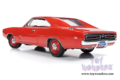 Auto World - American Muscle | Dodge Charger R/T Hardtop Class of '69 50th Anniversary (1969, 1/18 scale diecast model car, Charger Red) AMM1174
