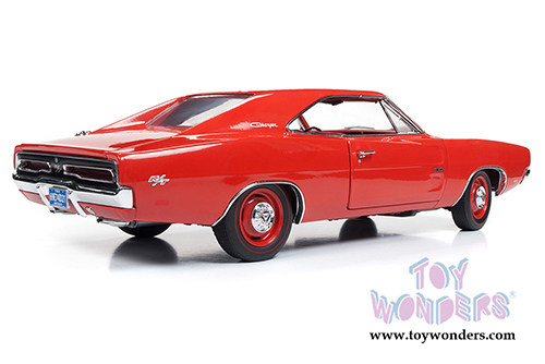 Auto World - American Muscle | Dodge Charger R/T Hardtop Class of '69 50th Anniversary (1969, 1/18 scale diecast model car, Charger Red) AMM1174