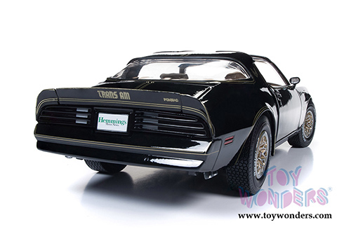 Auto World American Muscle - Hemmings Muscle Machines | Pontiac&reg; Firebird&reg; Trans Am Cover Car October 2007 (1977, 1/18 scale diecast model car, Black) AMM1177