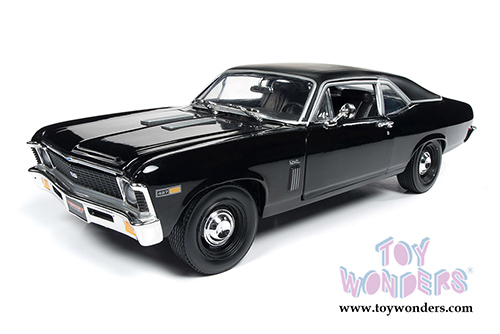 Auto World American Muscle - Yenko&reg; Chevy&reg; Nova&trade; Hardtop Muscle Car & Corvette Nationals (MCACN) 10th Anniversary (1969, 1/18 scale diecast model car, Black) AMM1178