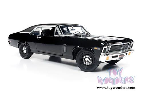 Auto World American Muscle - Yenko&reg; Chevy&reg; Nova&trade; Hardtop Muscle Car & Corvette Nationals (MCACN) 10th Anniversary (1969, 1/18 scale diecast model car, Black) AMM1178
