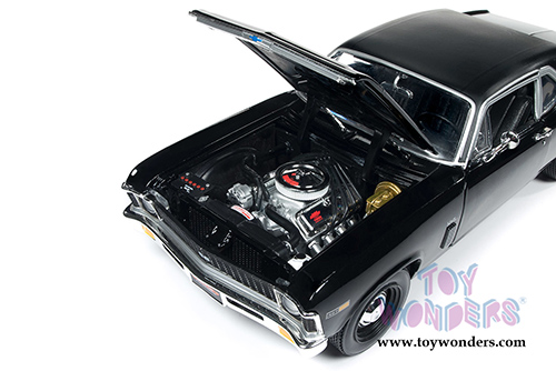 Auto World American Muscle - Yenko&reg; Chevy&reg; Nova&trade; Hardtop Muscle Car & Corvette Nationals (MCACN) 10th Anniversary (1969, 1/18 scale diecast model car, Black) AMM1178