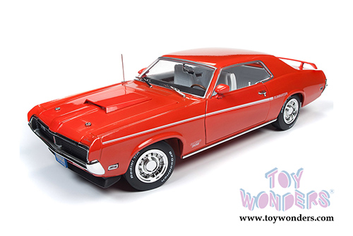 Auto World - American Muscle - Mercury Cougar Eliminator Hardtop 50th Anniversary of the Boss Engines (1969, 1/18 scale diecast model car, Competition Orange) AMM1183
