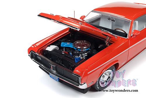 Auto World - American Muscle - Mercury Cougar Eliminator Hardtop 50th Anniversary of the Boss Engines (1969, 1/18 scale diecast model car, Competition Orange) AMM1183