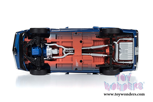 Auto World - Ford Mustang Shelby&reg; GT-350 Fastback Pilot Car Hardtop Muscle Car & Corvette Nationals (MCACN) 50th Anniversary of the Boss Engines (1969-2019) (1969, 1/18 scale diecast model car, Acapulco Blue w/Black)  AMM1188