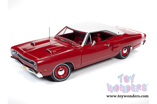 Auto World - American Muscle | Dodge Coronet Super Bee Hardtop Class of  '69 50th Anniversary (1969, 1/18 scale diecast model car, R6 Red/White) AMM1191