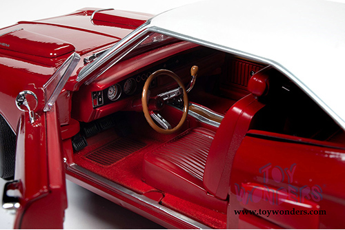 Auto World - American Muscle | Dodge Coronet Super Bee Hardtop Class of  '69 50th Anniversary (1969, 1/18 scale diecast model car, R6 Red/White) AMM1191