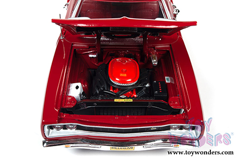 Auto World - American Muscle | Dodge Coronet Super Bee Hardtop Class of  '69 50th Anniversary (1969, 1/18 scale diecast model car, R6 Red/White) AMM1191