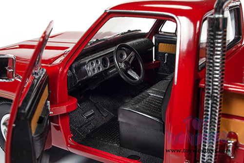 Auto World American Muscle - Hemmings Muscle Machines | Dodge Adventurer 150 Pickup Truck - Li'l Red Express Truck (1978, 1/18 scale diecast model car, Red) AMM1194