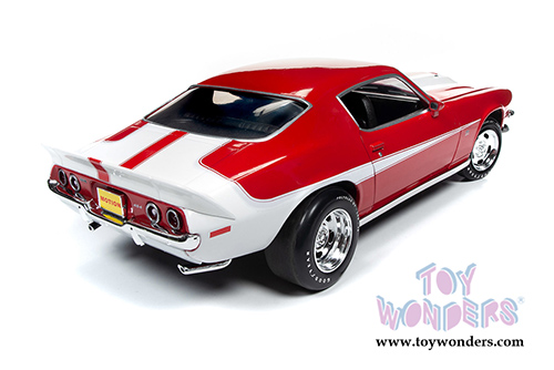 Auto World American Muscle - Chevy&reg; Camaro&reg; Baldwin Motion Hardtop Muscle Car & Corvette Nationals (MCACN) (1971, 1/18 scale diecast model car, Red) AMM1197