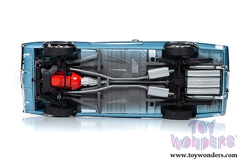 Auto World - American Muscle Dodge Charger R/T Hardtop Muscle Car & Corvette Nationals (MCACN) (1969, 1/18 scale diecast model car, B3 Light Blue) AMM1200