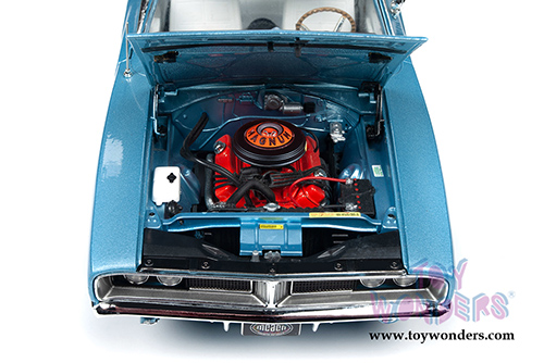 Auto World - American Muscle Dodge Charger R/T Hardtop Muscle Car & Corvette Nationals (MCACN) (1969, 1/18 scale diecast model car, B3 Light Blue) AMM1200